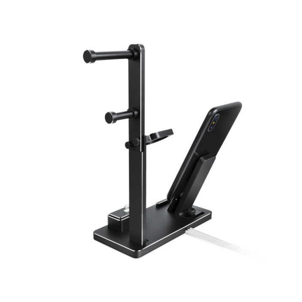 6 in 1 Charging Dock Station Stand for Apple iPhone 6 7 8 X iWatch 1 2 3 Wireless Airpods Wireless Headphone