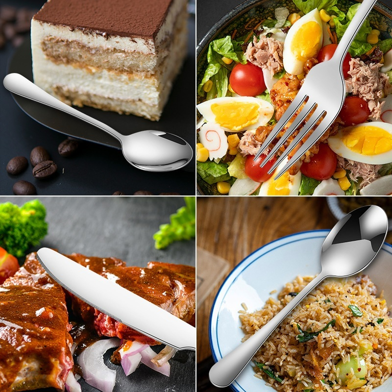 Bộ Dao Dĩa Thìa 24 Món - Bộ Dụng Cụ Ăn Bít Tết Sang Trọng Cao Cấp Kèm Hộp Đựng