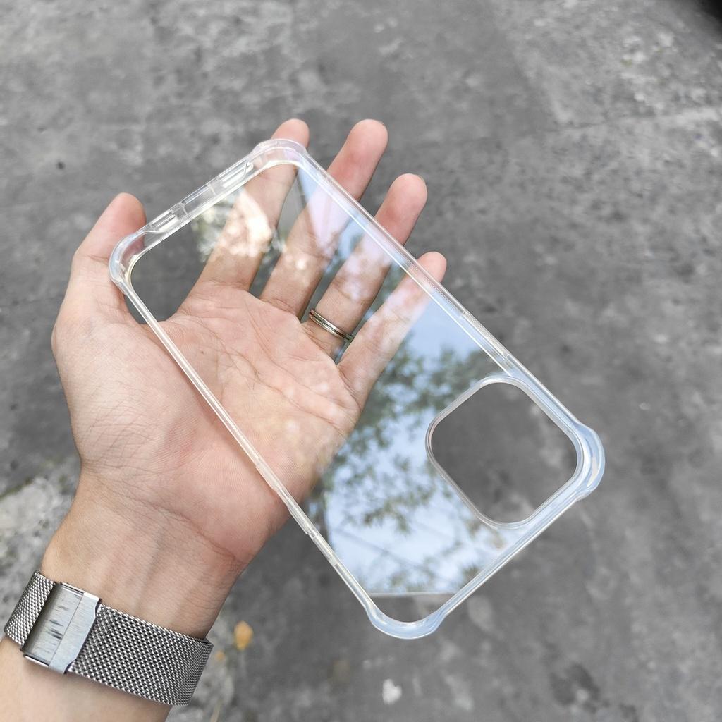 Ốp lưng ip 12 ip 12 pro 12 pro max chống sốc clear color ver 3 trong suốt không ố vàng bảo vệ camera huỳnh tân store