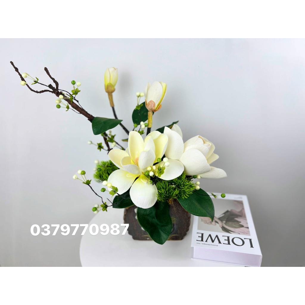 Bình mộc lan bình gốm-Decor trang trí đẹp