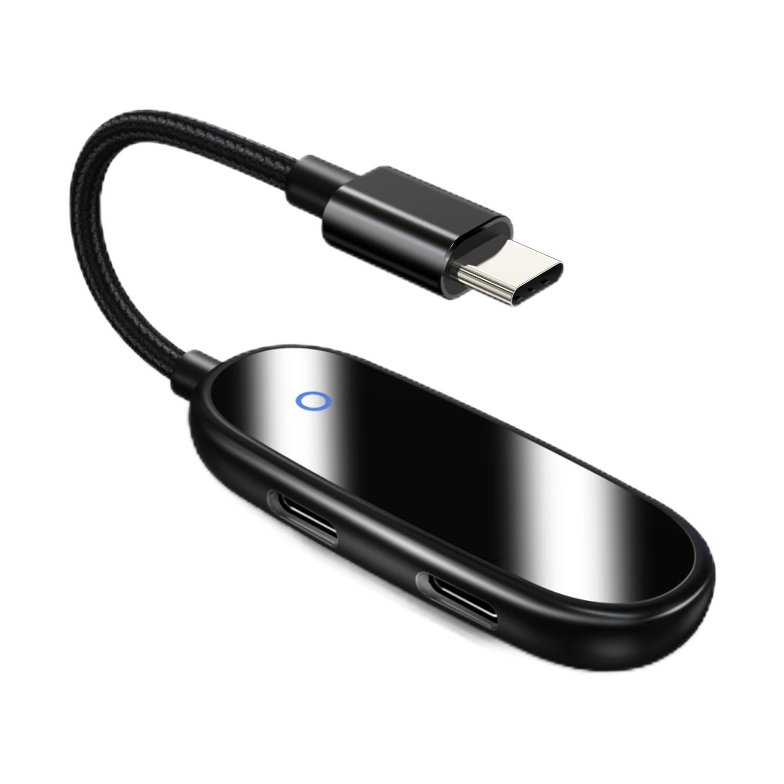 Usb-C Splitter Audio + Charge Adapter Premium Stereo