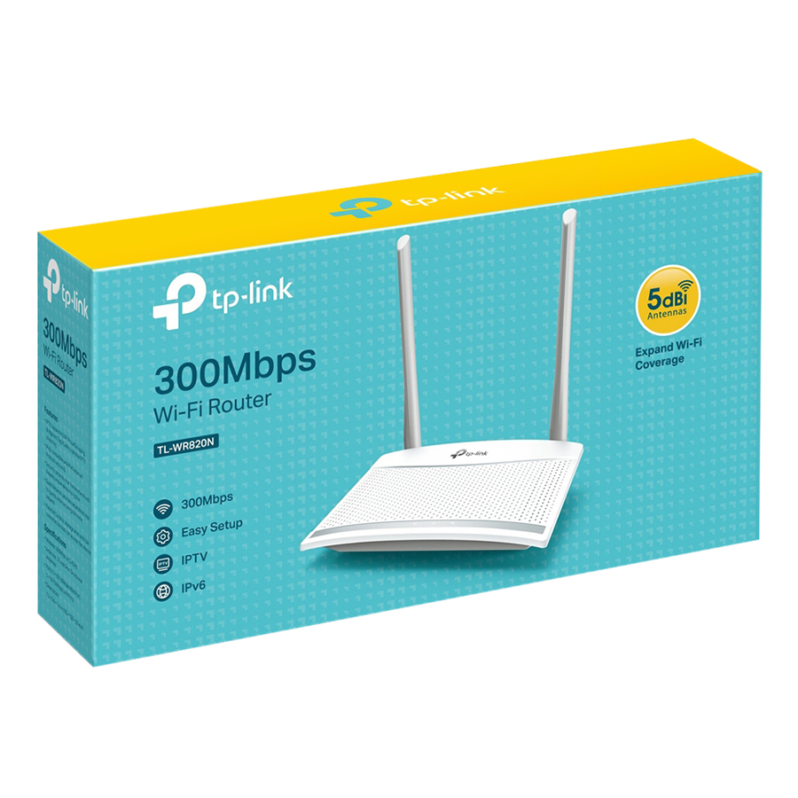 Bộ Phát Wifi TP-Link TL-WR820N Chuẩn N 300Mbps - Hàng Chính Hãng