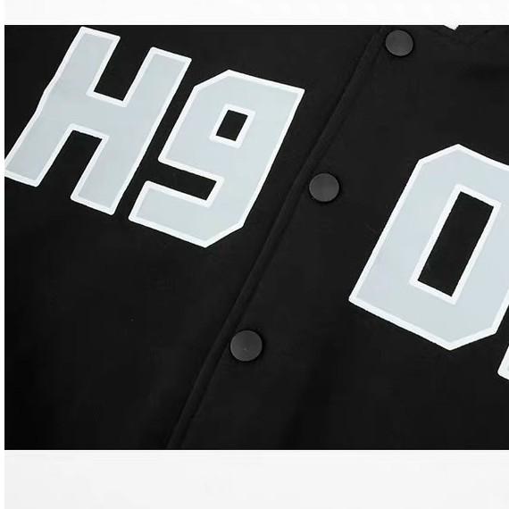 Áo Khoác Dù Nam Nữ Unisex - Áo Khoác Jacket Bombers H9O9 Màu Đen Siêu Hot Dù 2 Lớp