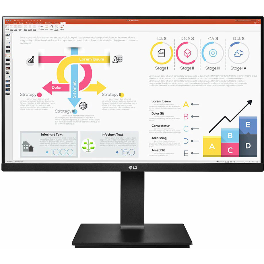 Màn hình máy tính LG 24QP750-B 23.8inch QHD 5ms 75Hz IPS - Hàng Chính Hãng
