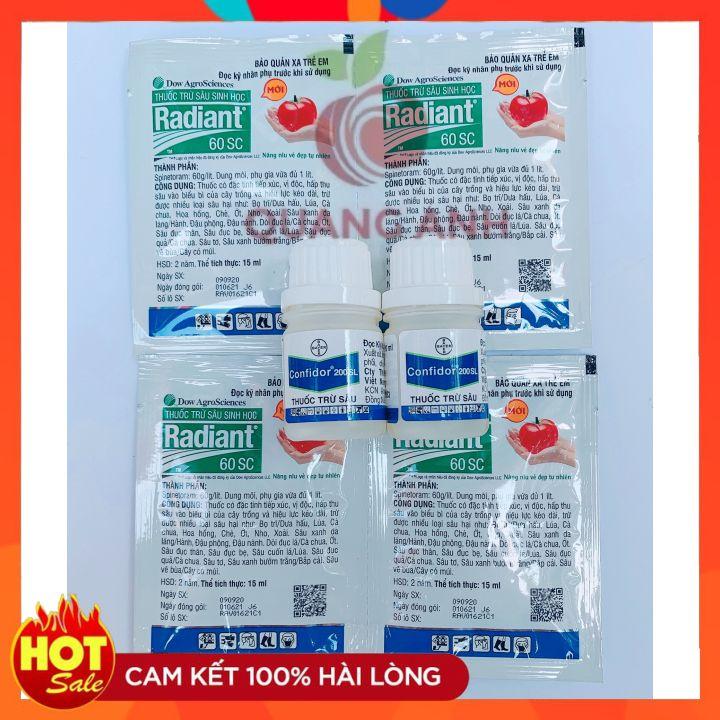Combo Diệt Bọ Trĩ 1 Confido+ 1 Radiant - Rất Hiệu Quả