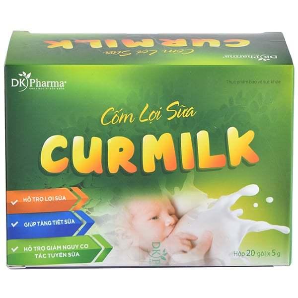Cốm lợi sữa Curmilk dành cho Mẹ Bỉm (Hộp 20 gói)