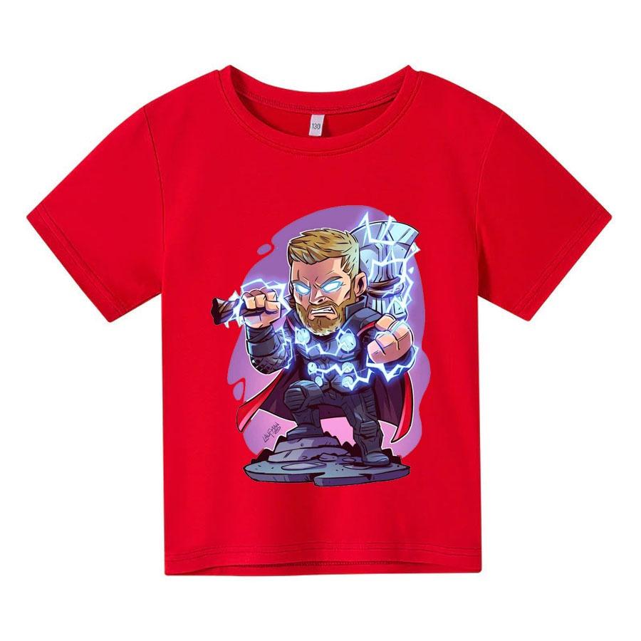 Áo thun cho bé, Áo thun trẻ em THOR CHIBI, 4 màu, có size người lớn, Anam Store