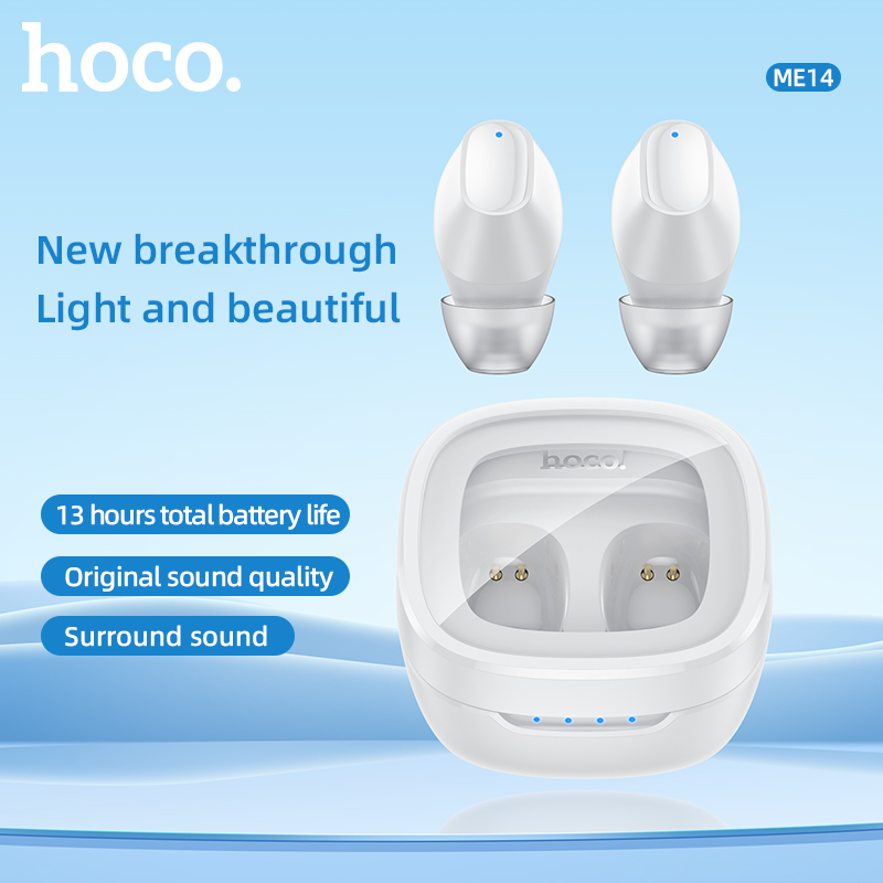 Tai Nghe Bluetooth Không Dây Tws Dành Cho Hoco Me14 W5.1, Pin 4H Nghe Hay Hàng Chính Hãng