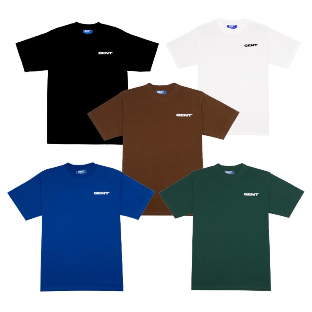 Áo thun Basic Tee unisex nam nữ from rộng, tay lỡ, cổ tròn màu đen, trắng, xanh dương, xanh lá, nâu