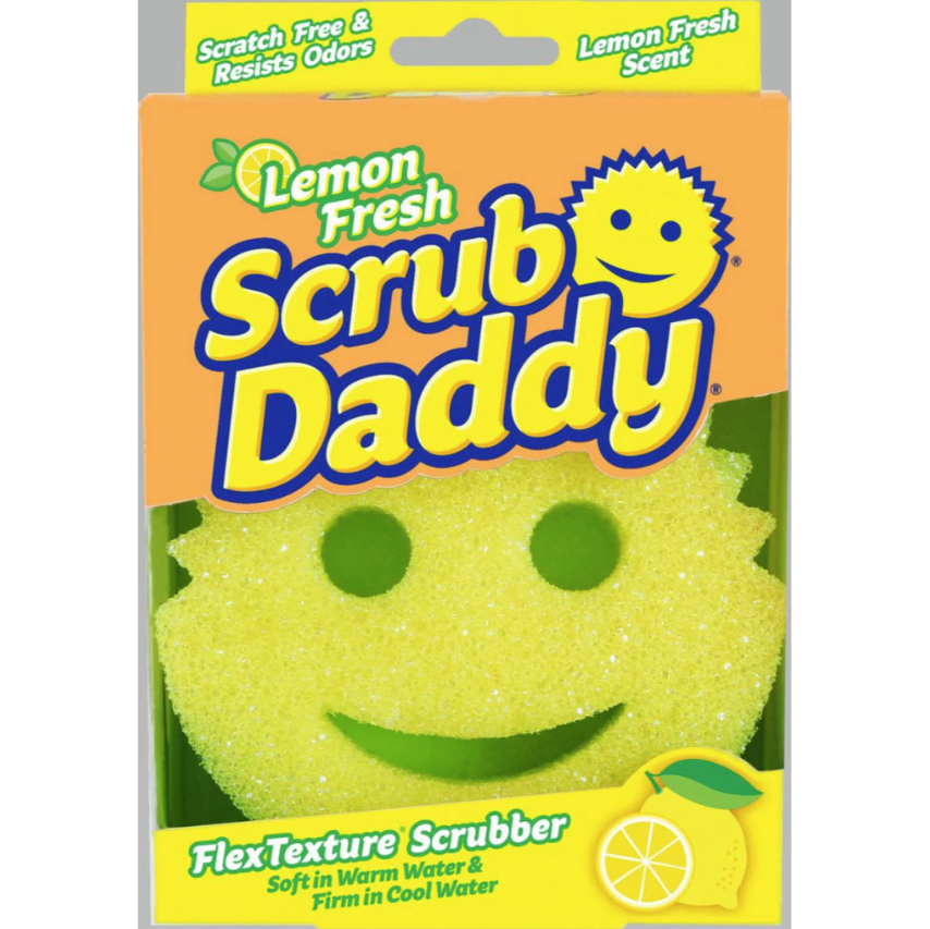 [Hương Chanh] Miếng chà rửa bọt biển Scrub Daddy, miếng xốp lau chùi đa năng