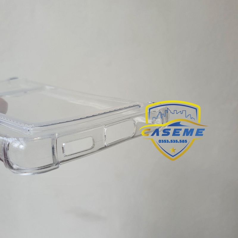 Ốp chống sốc kèm ngăn ví đựng thẻ dành cho Samsung Galaxy A53 5G silicon trong suốt cao cấp