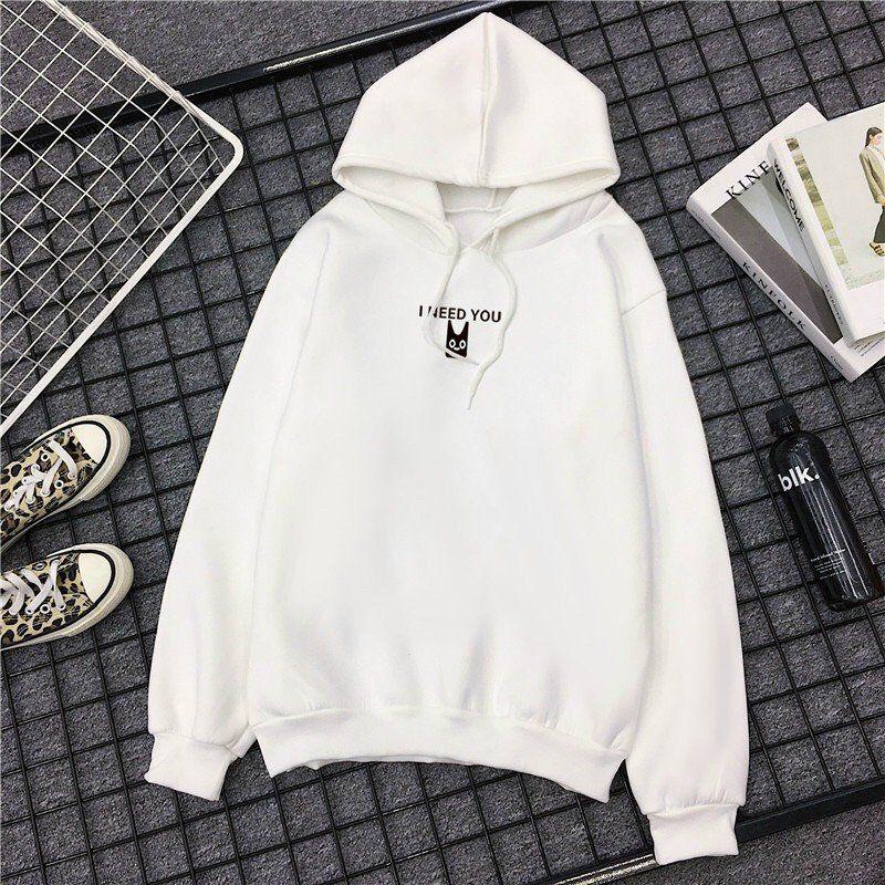 Áo hoodie nam nữ áo khoác I Need You phong cách ovesize siêu đẹp Unisex Form Rộng – ST12 - babitrendy