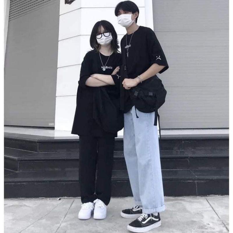 Áo Thun Màu Đen Chữ Sadboiz Form Rộng Tay Lỡ, Áo Phông Cực Hót Unisex