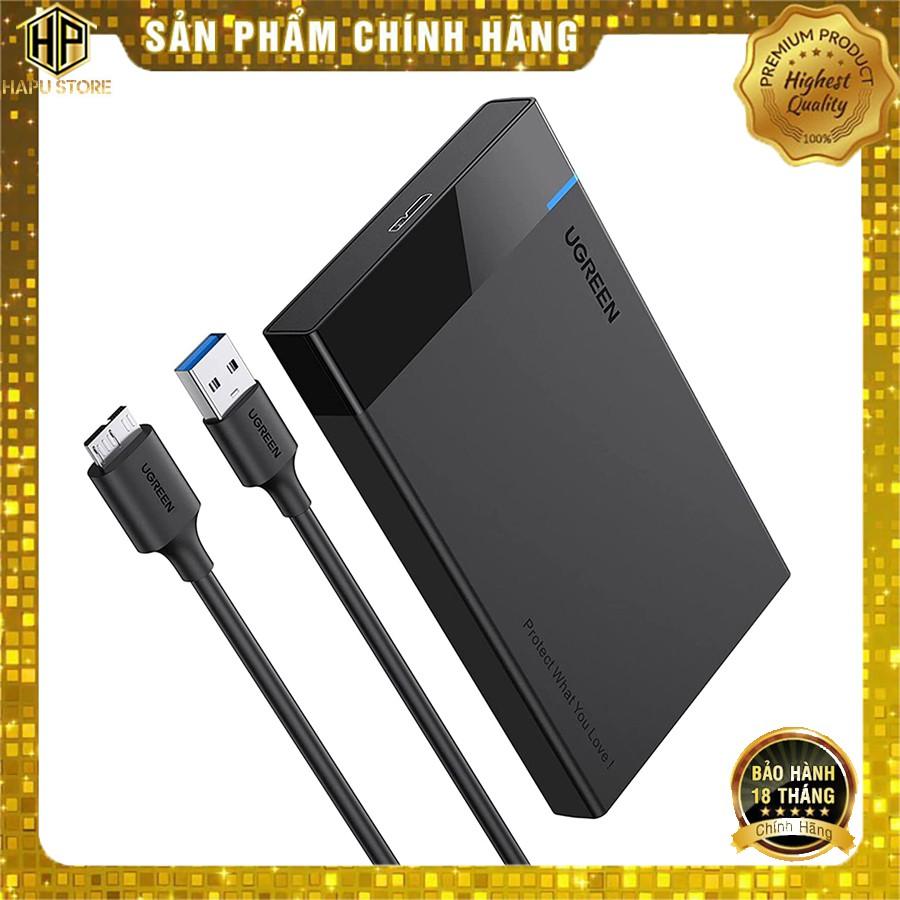 Hộp đựng ổ cứng 2.5 inch Ugreen 30848 - HDD Box dây rời chuẩn USB 3.0 tốc độ cao - Hàng Chính Hãng