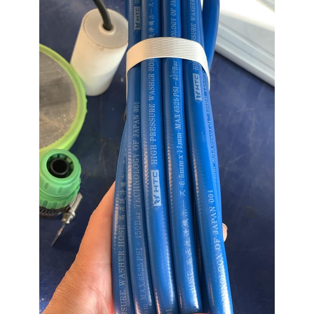 Dây xịt rửa xe HIỆU HTC LOẠI 20M,HTC6511-20W3 từ nhựa PVC áp lực cao 420 bar,ĐK 6.5*11mm