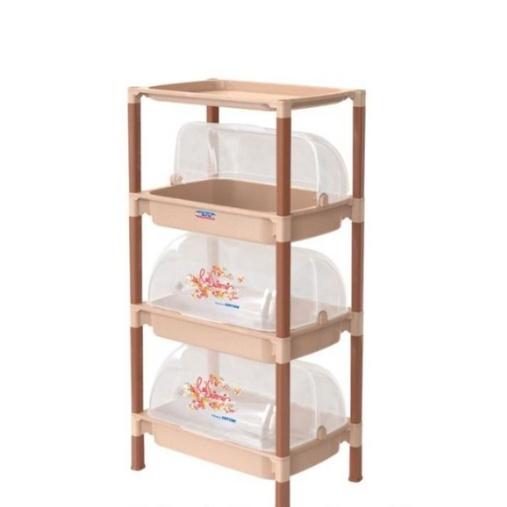 Kệ Úp Bát Có Nắp Đậy Các Cỡ 2Tầng/3Tầng