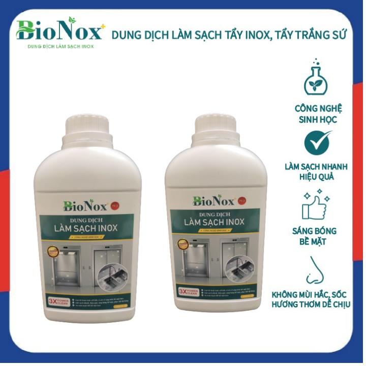 Sản Phẩm Bionox Làm Sạch Inox Sử Dụng Nguyên Liệu Làm Sạch Gốc Thực Vật