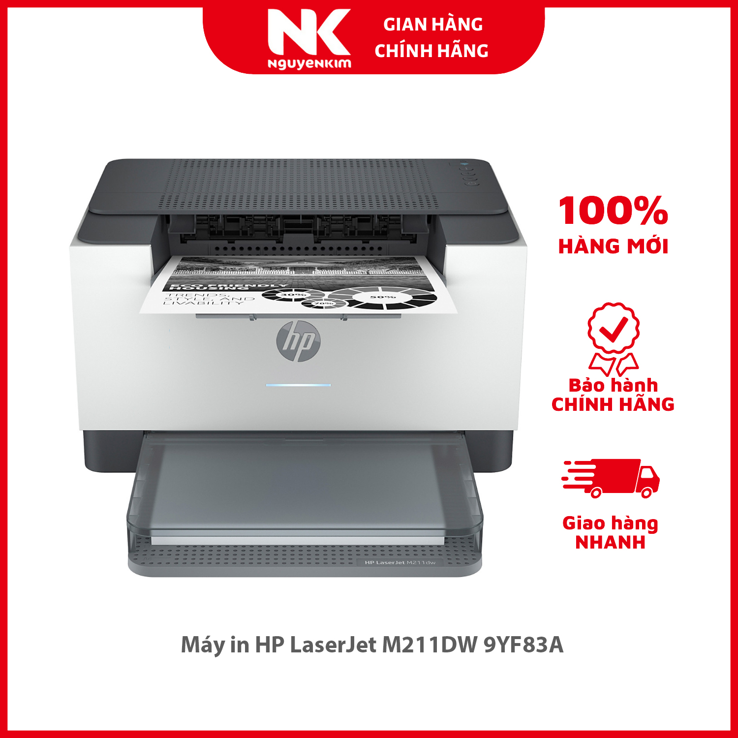 Máy in HP LaserJet M211DW 9YF83A - Hàng chính hãng