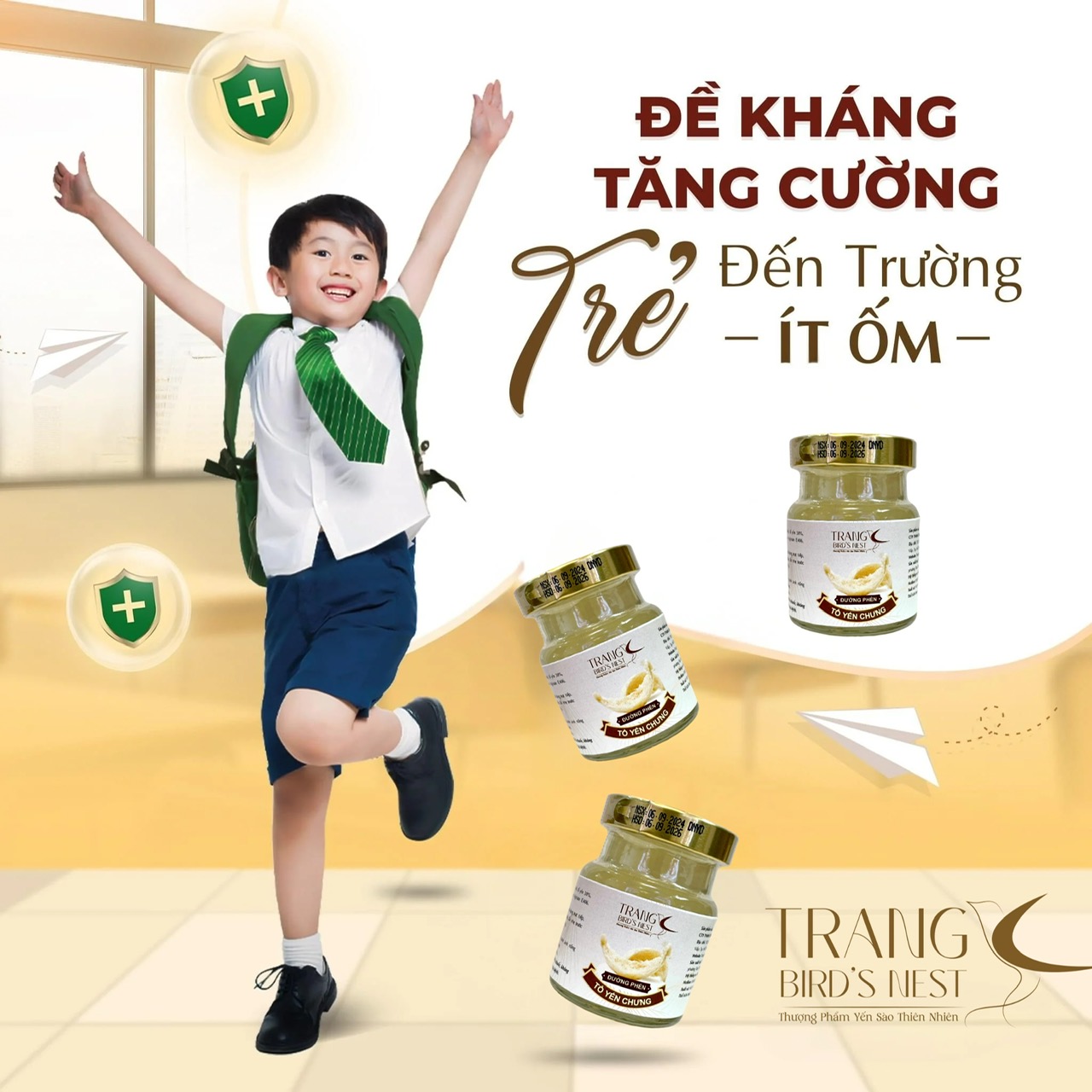 [ BEST SALES] Tổ Yến Chưng Đường Phèn Cao Cấp 6 Hũ - Tăng Sức Đề Kháng - Tăng Hệ Miễn Dịch - Tăng Cường Sức Khỏe - Trang Bird Nest