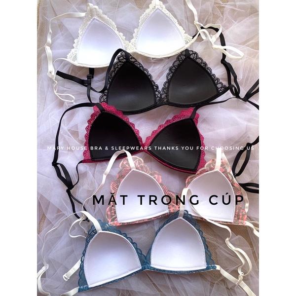 SET BRALETTE REN MÚT NGỰC QUẦN Y XANH 10p