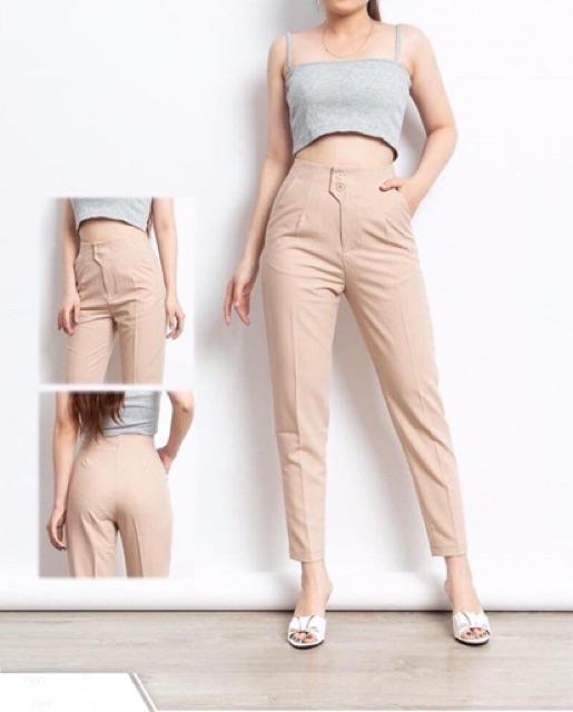 Quần Baggy 2 Cúc Lệch Đẹp_Mã 168