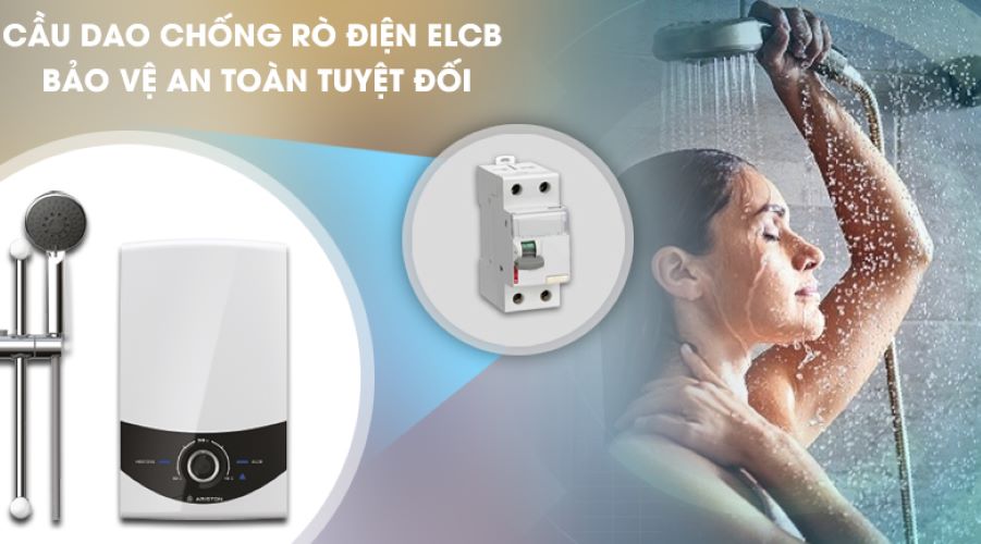 Máy nước nóng trực tiếp ARISTON AURES SMC45E SBS VN - 4500W - Hàng chính hãng