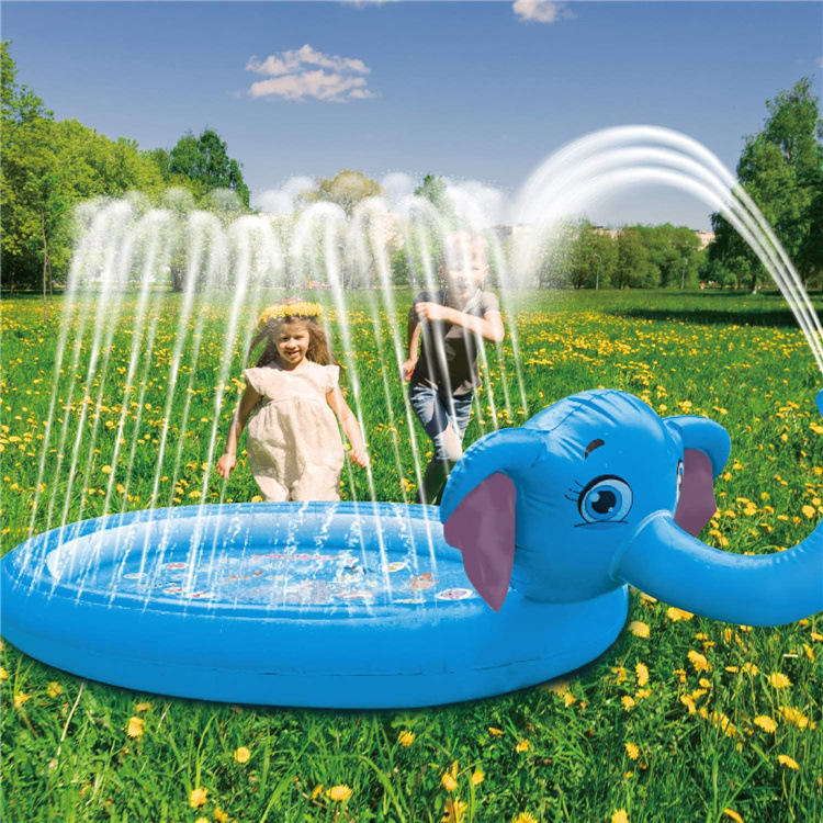 Thảm Bơm Hơi Phun Nước Chú Voi Con Water Elephant