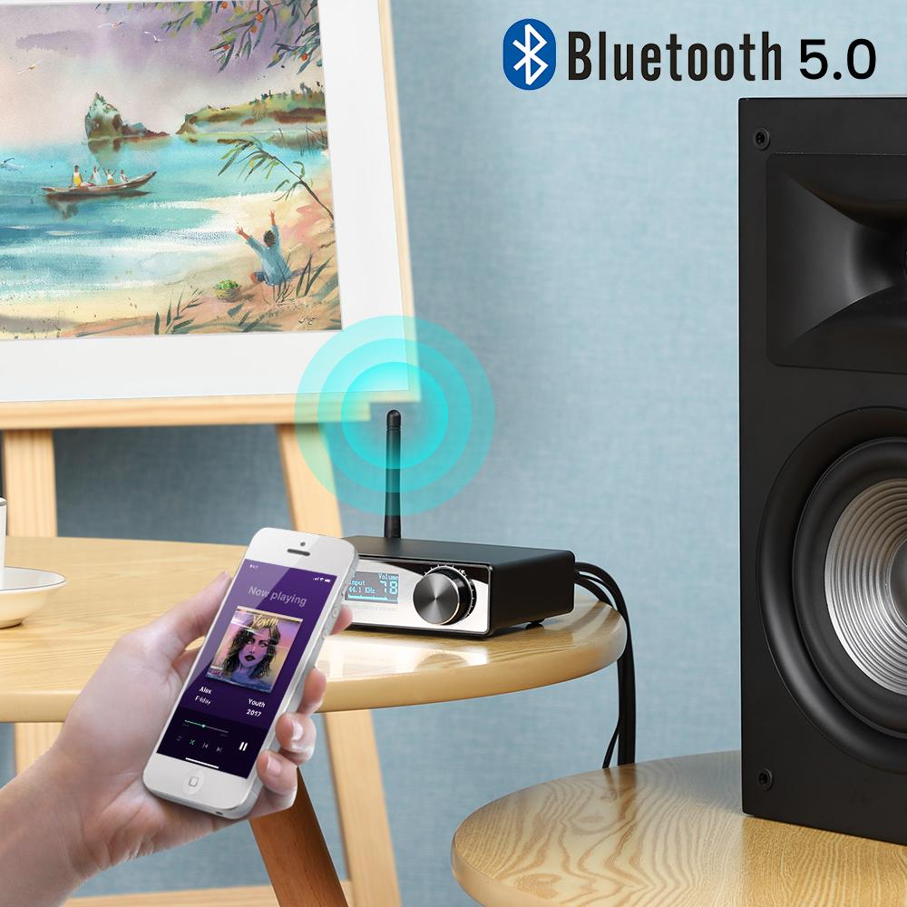 AIYIMA DAC A6 BT ESS9038Q2M Bộ Khuếch Đại HIFI XMOS XU208 32BIT 768KHz DSD512 USB DAC APTX-HD Bộ Giải Mã Âm Thanh DẪN QUANG HỌC Với MÀN HÌNH OLED