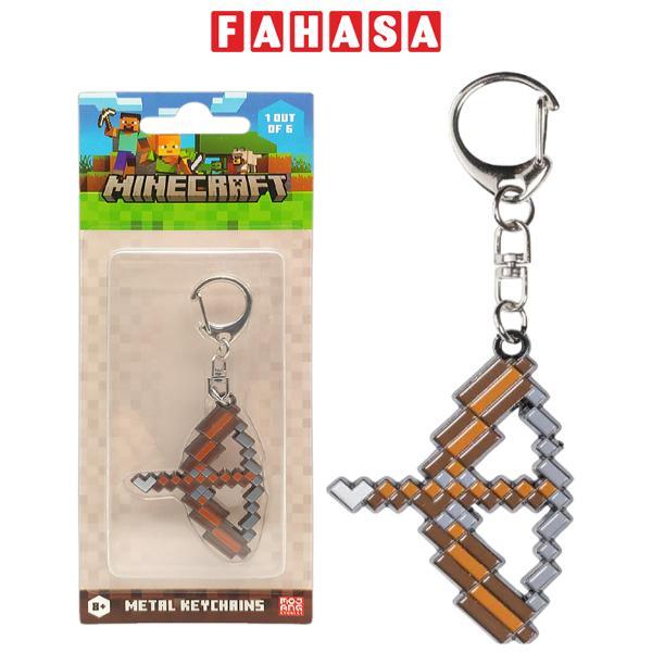 Móc Khóa Minecraft Bằng Kim Loại Mẫu 2 - Mojang Studios BOW/MC6010