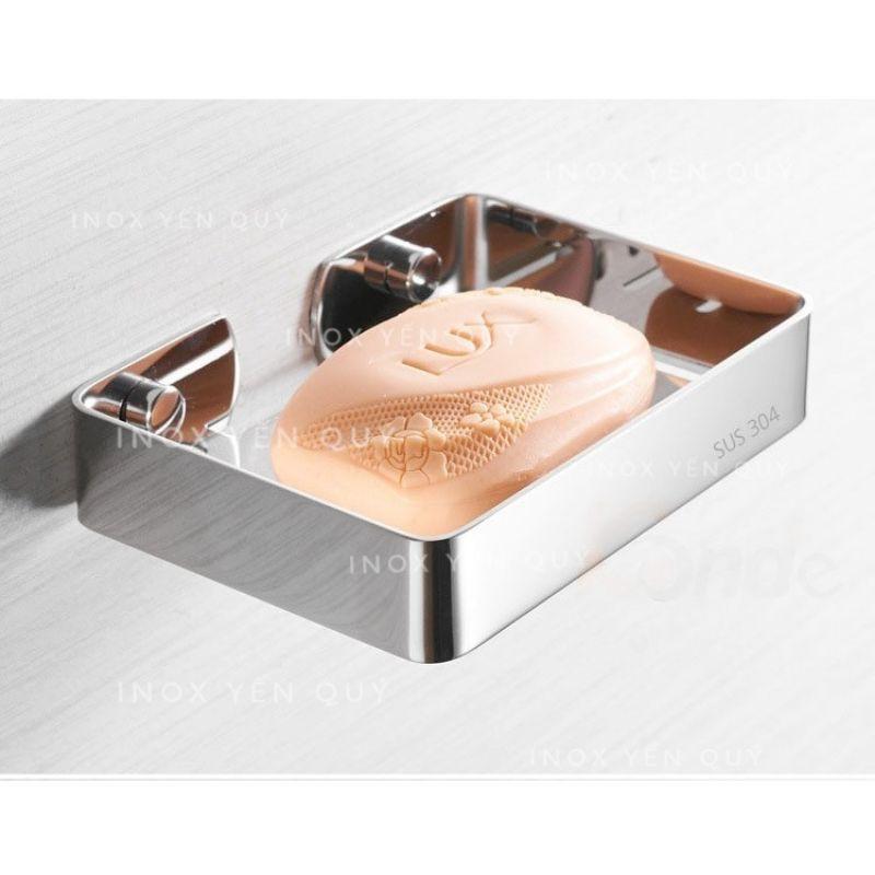 KỆ LỚN ĐỂ XÀ PHÒNG DẦU GỘI INOX304
