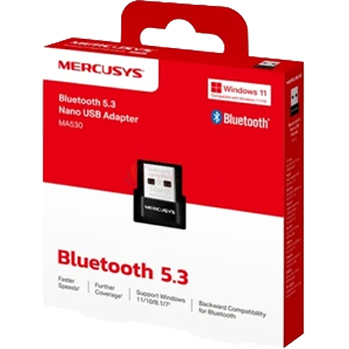 USB Bluetooth 5.3 Nano Mercusys dành cho USB Adapter MA530 - Hàng chính hãng