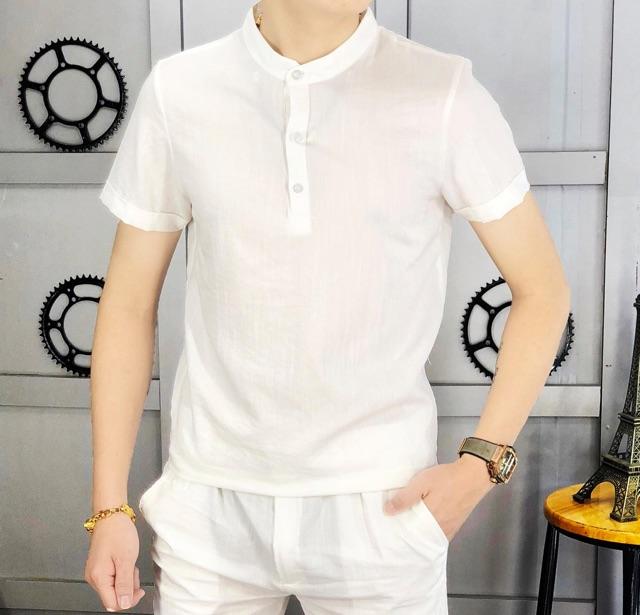 Áo Đũi Nam, Áo Đũi Cộc Nam Siêu Đẹp Siêu Mát, Dáng Trẻ Trung Cao Cấp Hot 2020 - atb shop