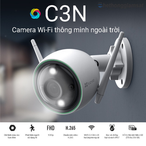 Camera IP EZVIZ CS-C3N ( A0-3H2WFRL / A0-3G2WFL1 ) 1080P Có Màu Ban Đêm - Hàng Chính Hãng