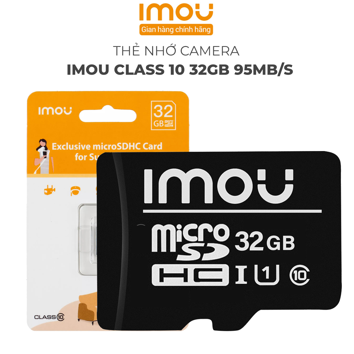 Thẻ Nhớ Micro SD 32Gb IMOU ST2-32-S1 - HÀNG CHÍNH HÃNG