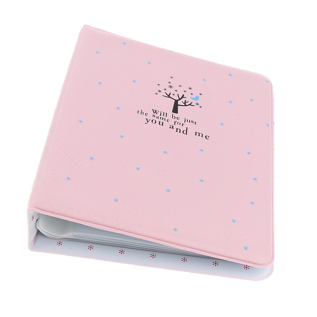 Compatible 64 Pockets Mini Photo Album for Fujifilm Instax Mini 8 8+ 9 25 26 50s 70 90 Film, Polaroid PIC-300 Z2300 Film
