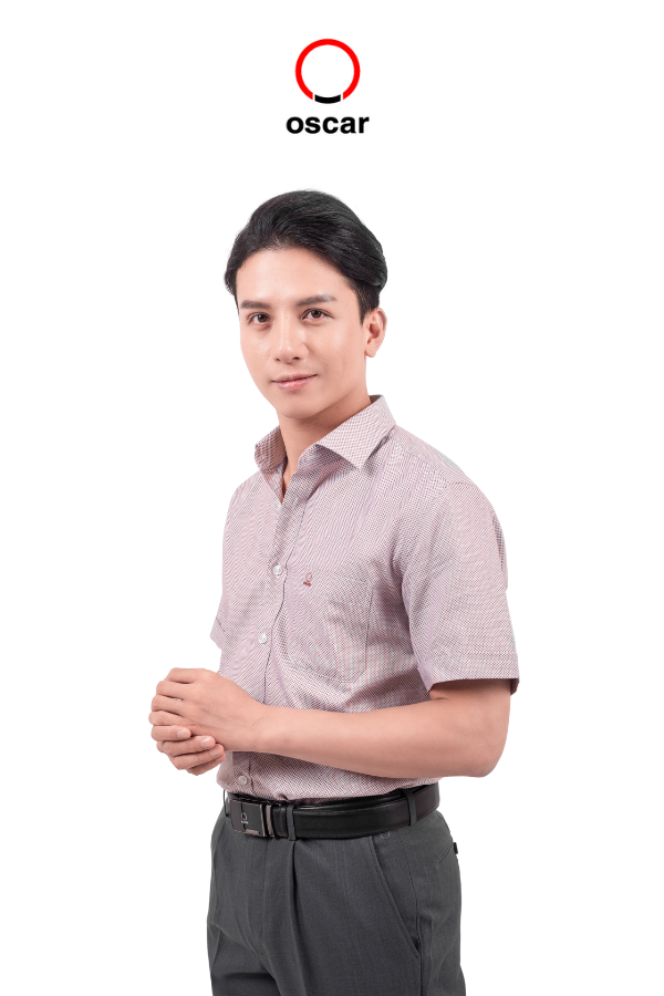 Áo sơ mi nam Oscar tay ngắn - OCMSCSF 047