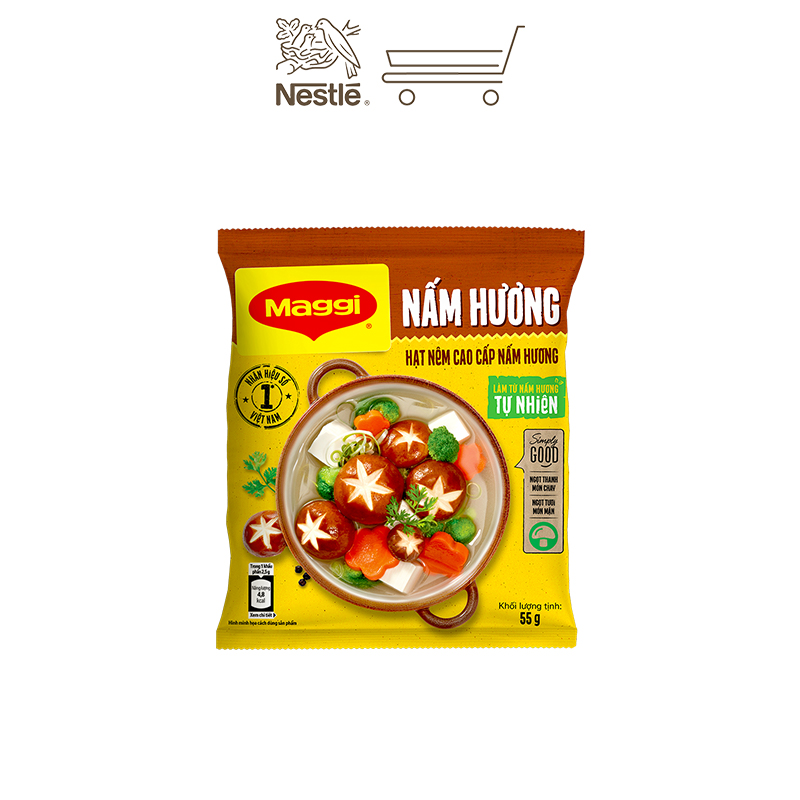 Combo chay Maggi: 1 Hạt nêm nấm hương chay 450g + 1 dầu hào 820g + 1 Nước tương đậm đặc 700ml