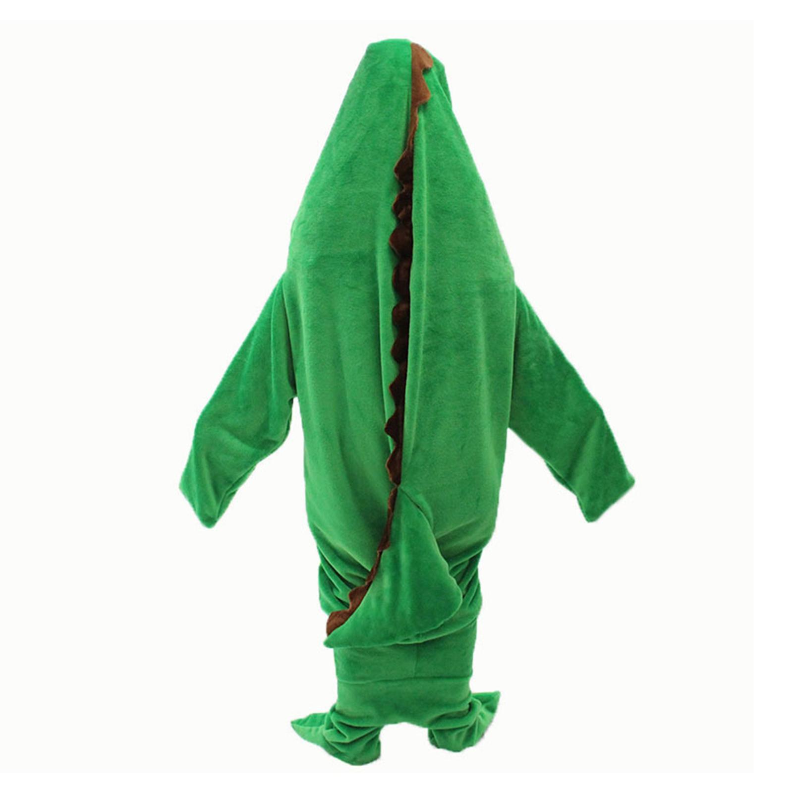 Wearable Dinosaur Blanket Hooded Blanket Sleepwear Animal Sleeping Bag