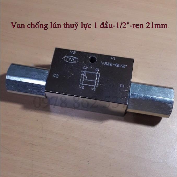 Van chống lún thuỷ lực 1 đầu - ren 21mm