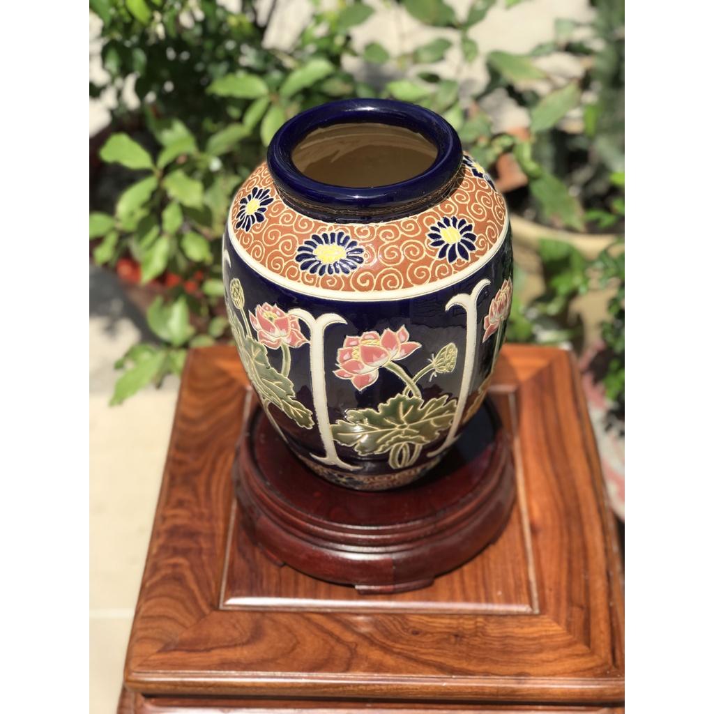 Bình Sen Trắng Gốm Sứ Nam Bộ 30