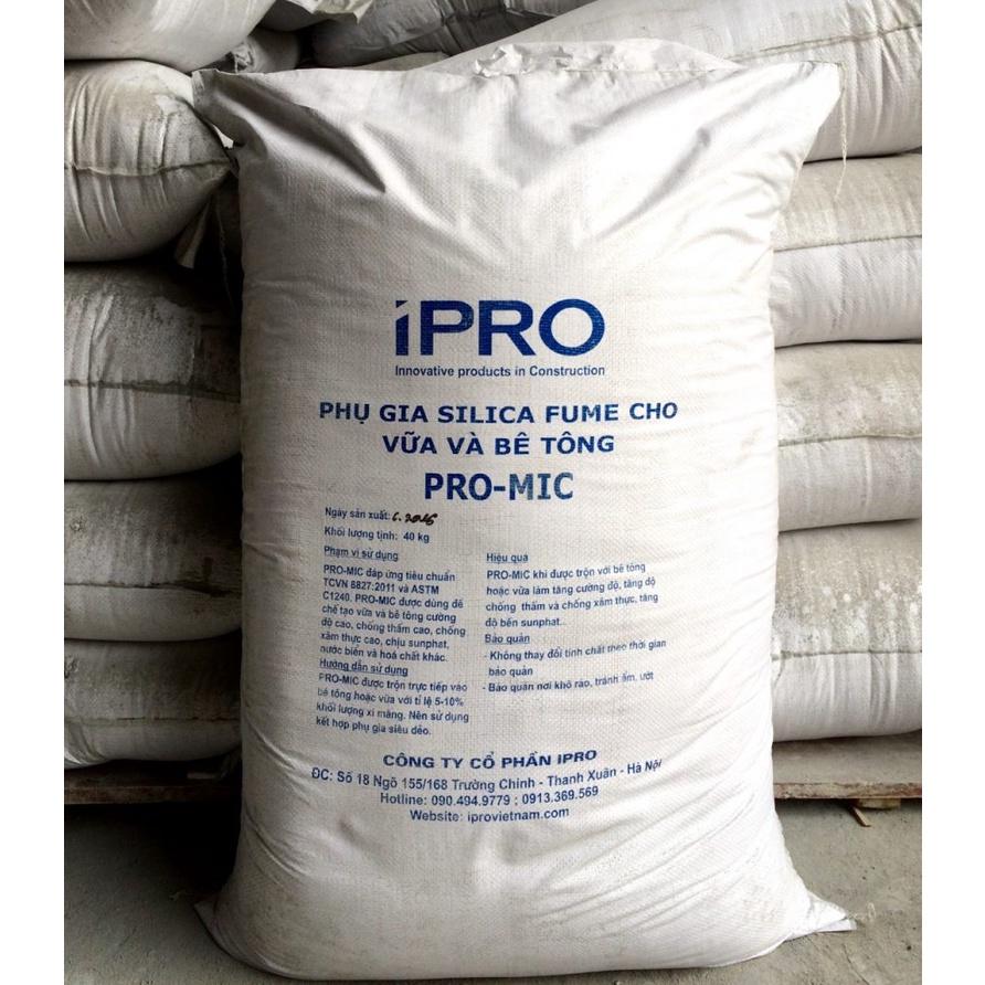 PRO-MIC , Phụ gia khoáng hoạt tính silicafume cho vữa và bê tông chất lượng cao