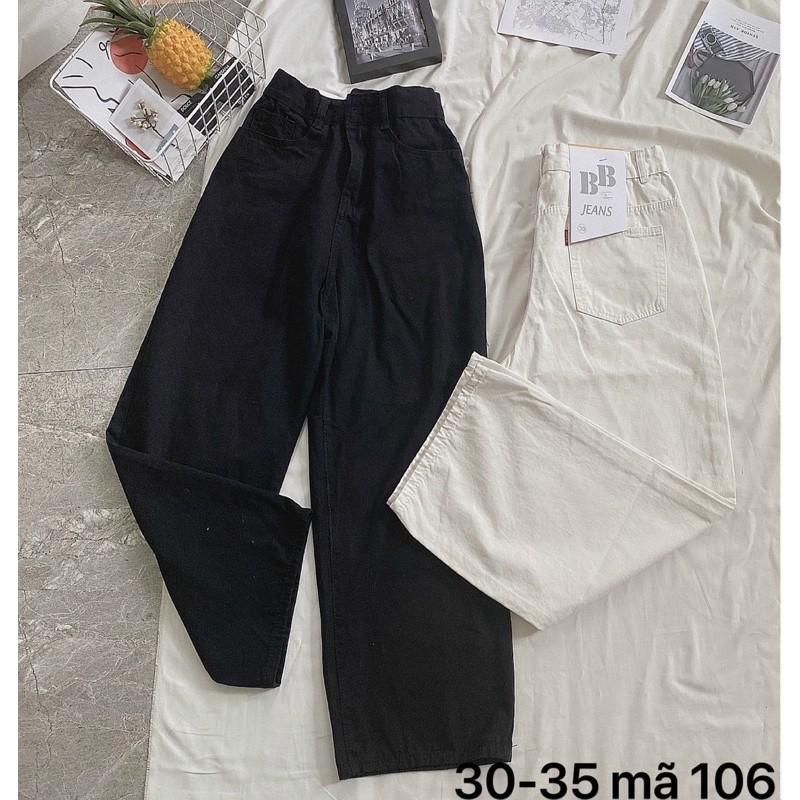 Quần Baggy Kaki bigsize suông Nữ Size 30 đến 35 Ms 106