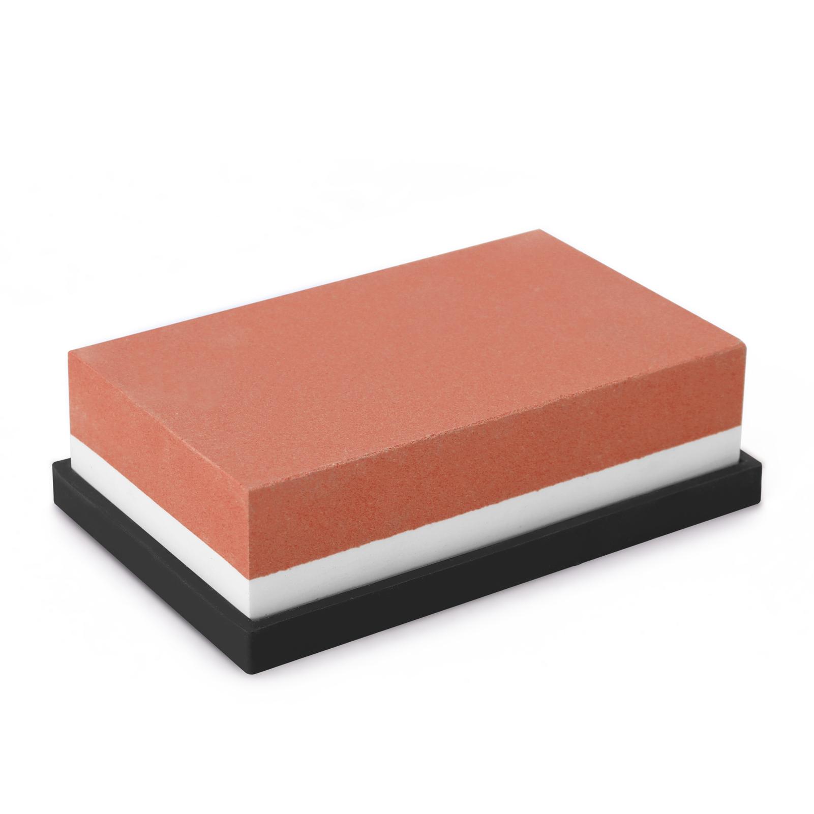 Portable Premium Whetstone Cut Sharpening Stone Household Cutter Sharpener Non Slip Base Cutter Sharpener