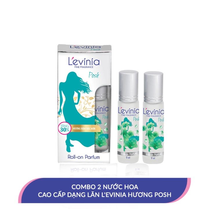 Combo 2 Nước Hoa Cao Cấp Dạng Lăn L'evinia Hương Posh 9ml