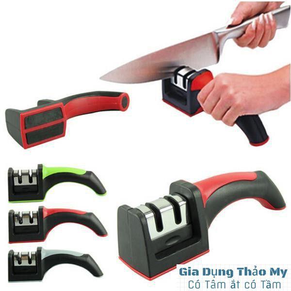 Dụng cụ mài dao, kéo cầm tay 3 rãnh