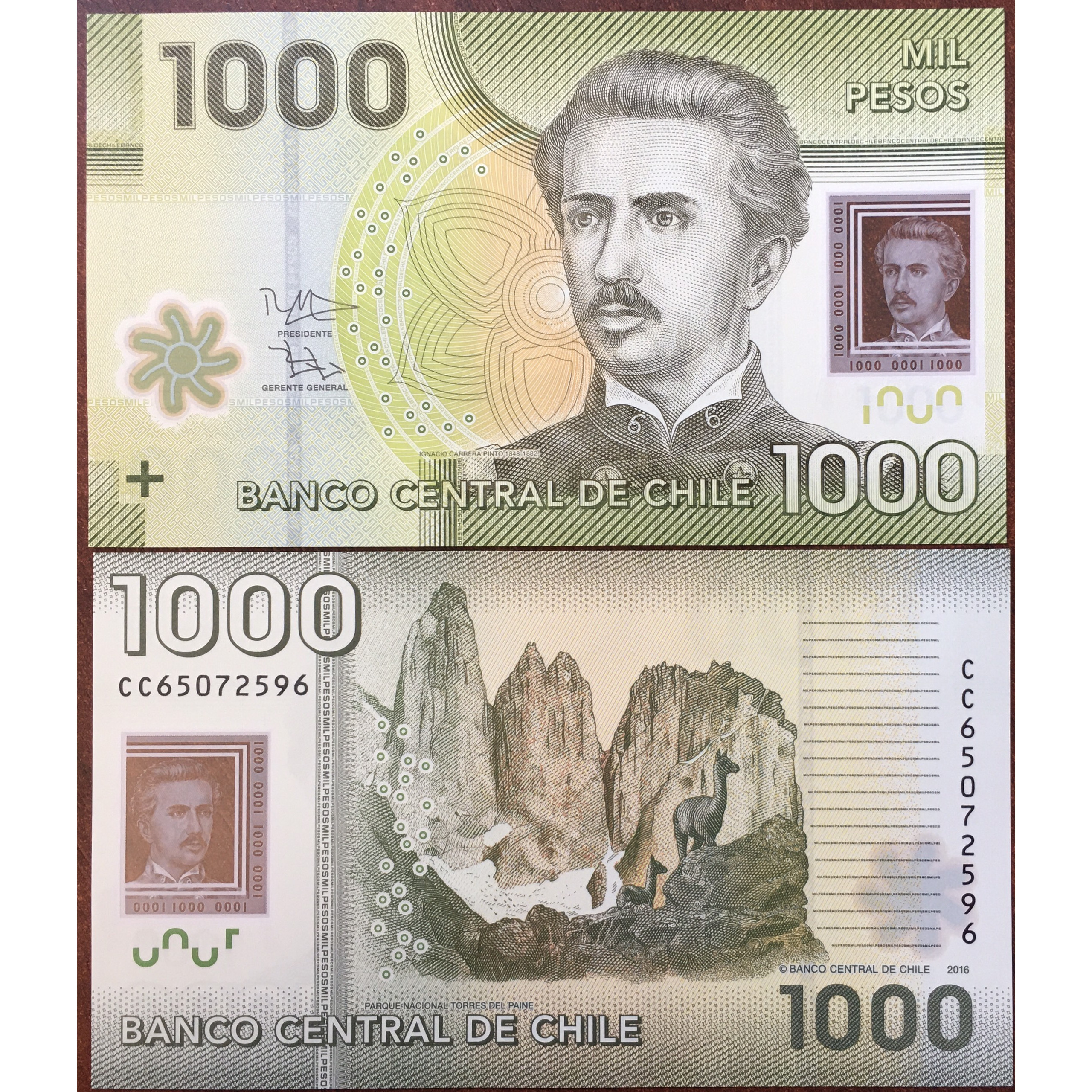 Tiền Sưu Tầm Chile 1000 Pesos [Tiền Xưa Sưu Tầm]