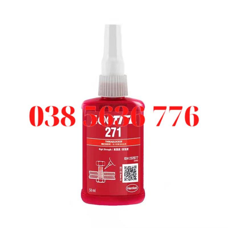 Keo Dán Kỵ Khí Henkel Loctite 271, Keo Dán Khóa Ren 50Ml/250Ml