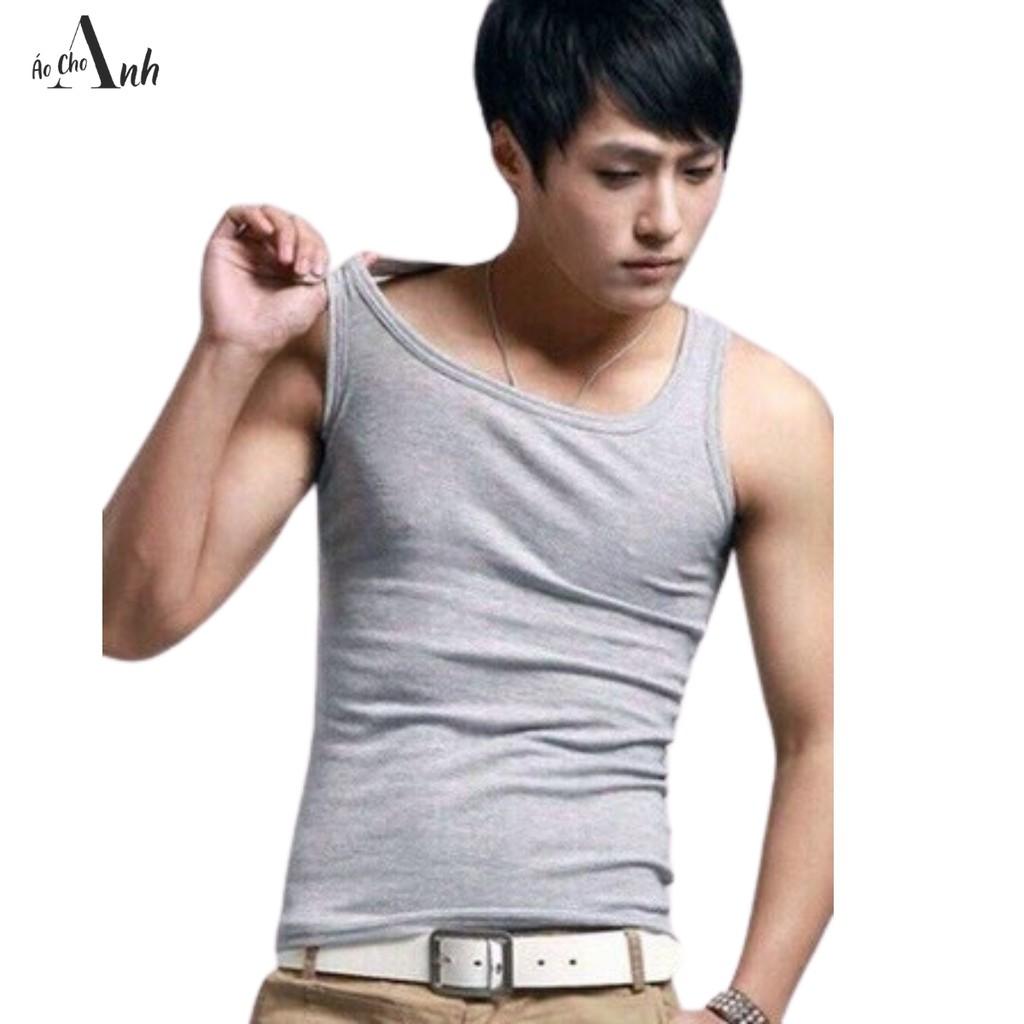 Áo ba lỗ nam hàng Việt Nam mặc lót mặc nhà 100% chất cotton cực mát - A091