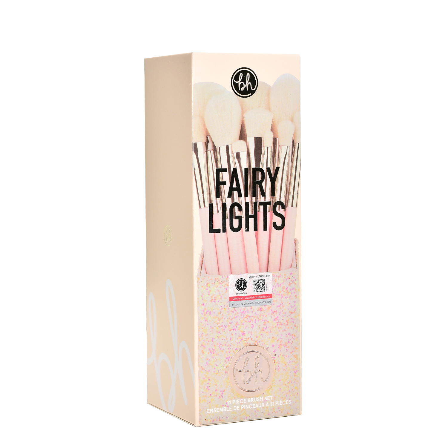 Bộ Cọ Trang Điểm BH COSMETICS Fairy Lights Brush Set 11 Piece Set With Holde