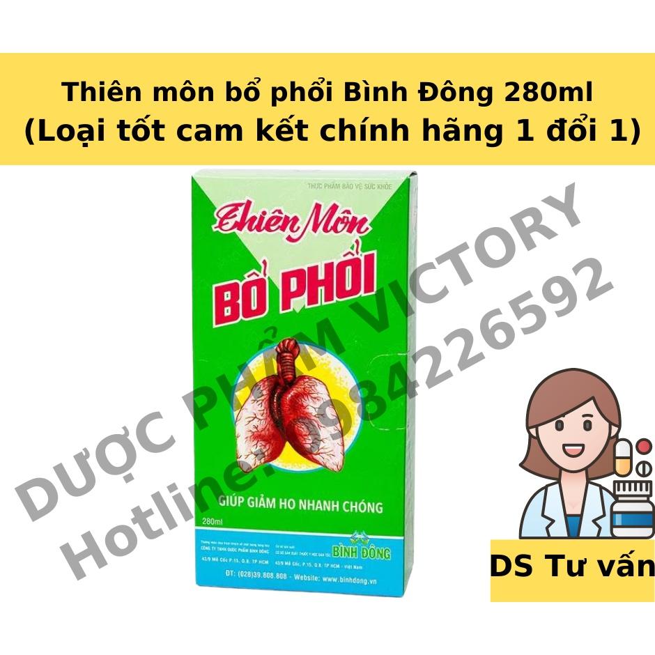 Thiên Môn Bổ Phổi Bình Đông – Giảm ho, bổ phổi, Chai 280ml